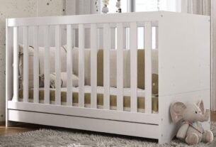 Multimóveis Berço 3 em 1 para Colchão 60 x 130 cm Branco